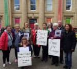 Save The Grange May Day protest Bexley Square Salford